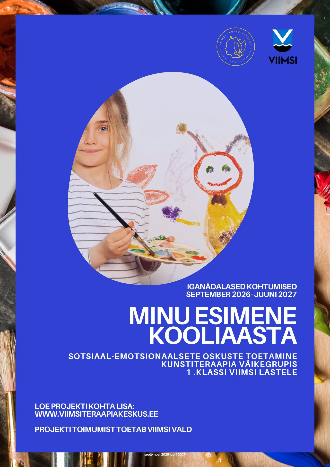Minu esimene kooliaasta — kunstiteraapia väikegrupp